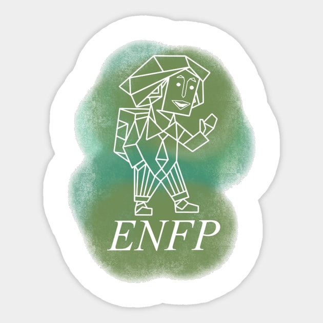 ENFP - The Campaigner Sticker by KiraCollins